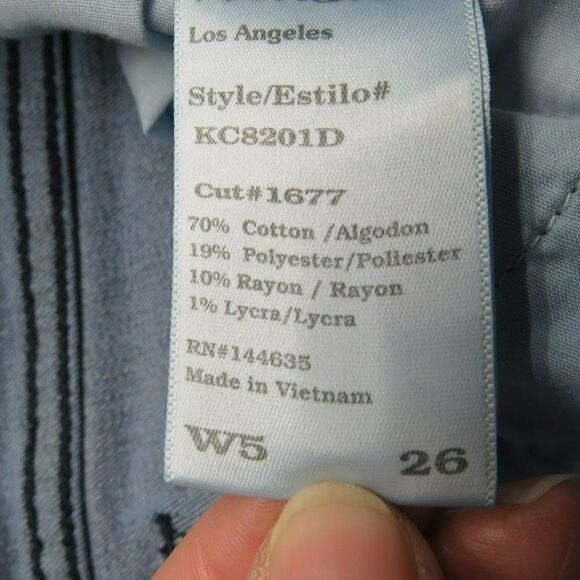 Kancan Skinny Ankle Leg Jeans Women's Size 5 Medium Wash Blue Denim 26X26.5 - Picture 4 of 11